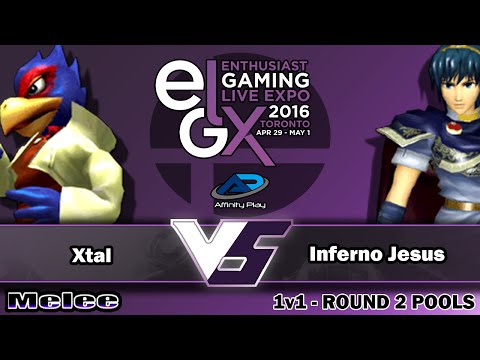 EGLX 2016   SSBM Singles R2 Pools   Inferno Jesus vs Xtal