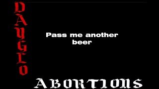 Proud to be Canadian - Dayglo Abortions - with lyrics!