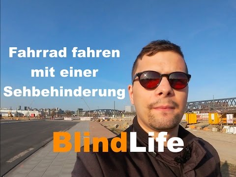 Blind cycling through the city | Everyday life with a visual impairment