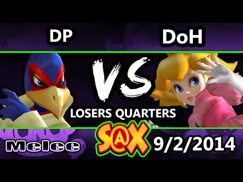 S@X - DP (Falco) Vs. DoH (Peach) SSBM Losers Quarters - Smash Melee