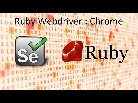 Selenium Ruby Webdriver Chrome