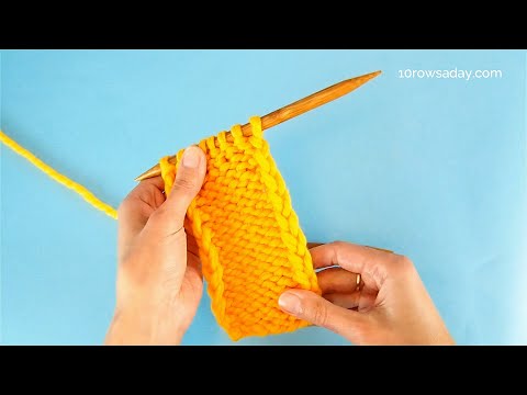 Neat Side Edges in Eastern Knitting