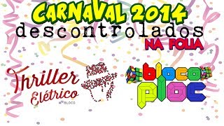 preview picture of video 'Descontrolados na Folia: Carnaval 2014 - Thriller Elétrico e Bloco Ploc'