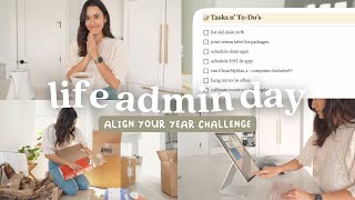 Life Admin Day | Tackling To-Do’s Before 2023 💫 Align Your Year Challenge
