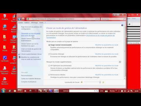 comment regler luminosite ecran portable hp