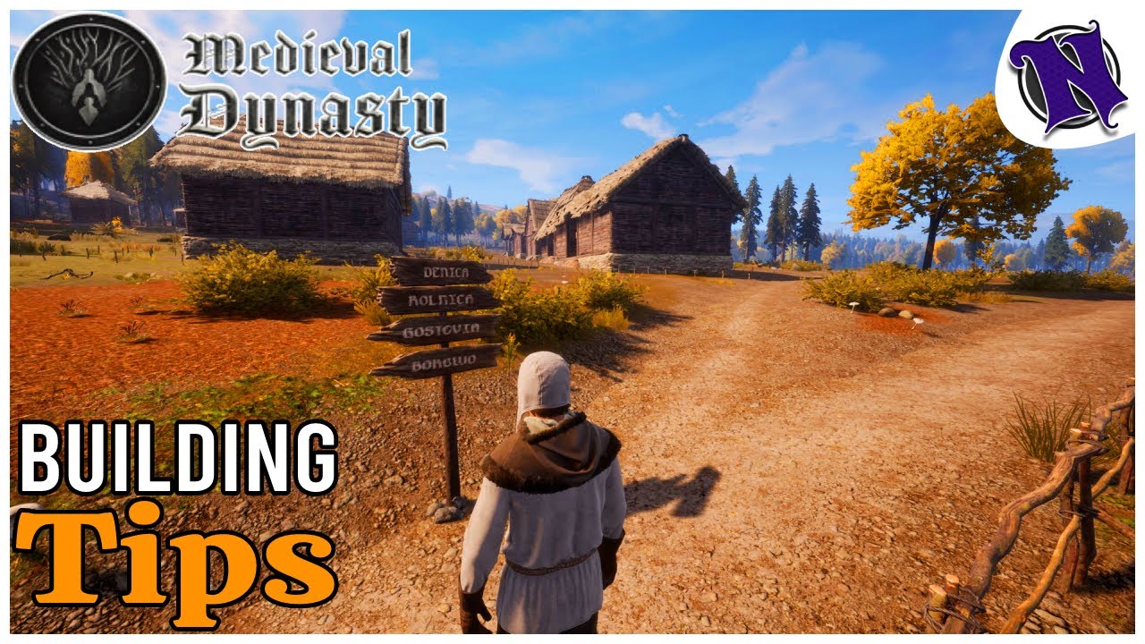 MEDIEVAL DYNASTY TIPS FOR BEGINNERS | Village Layout & Building Sizes
