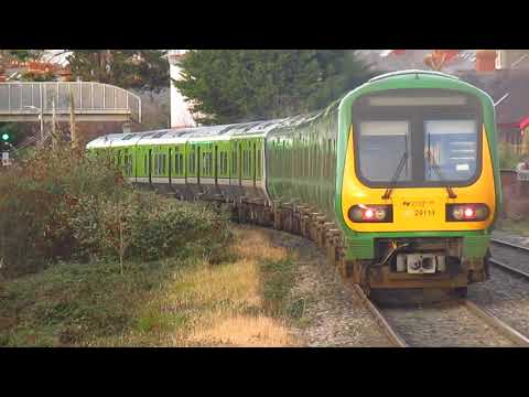 IE 29000 Class DMU 29402 8 Car Departing Drumcondra Bound For Maynooth !