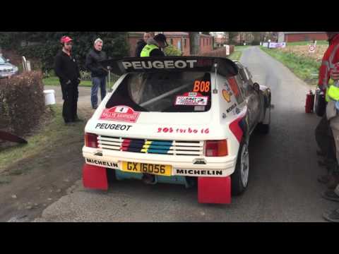 Peugeot 205 TURBO 16 EVO 2 start TAC Rally BRC 2016