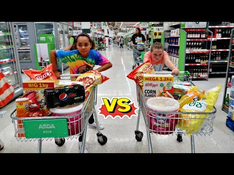 TIANA'S  GROCERY SHOPPING CHALLENGE!!