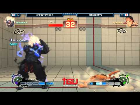 SSF4AE [TOP8] Infiltration(Oni) vs Sekiganryu(Ryu) @TGUC2013 23/11/2013