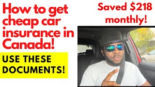 How to get Cheap Car Insurance in Canada │Car insurance quotes │Auto Insurance #carinsurance
