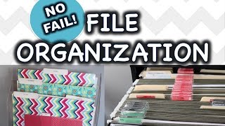 ORGANIZE FILES & PAPER CLUTTER!