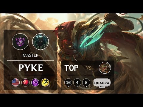 Pyke Top vs Renekton - NA Master Patch 10.1