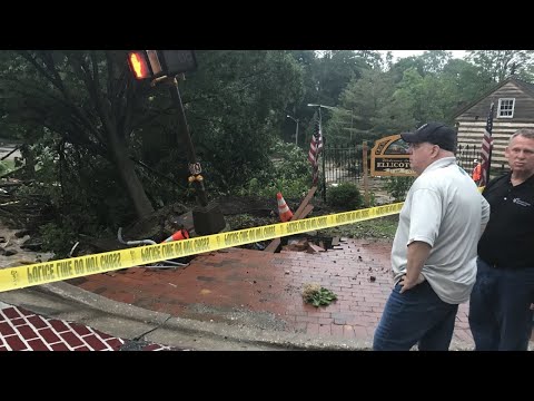 Flash flooding strikes Maryland town again