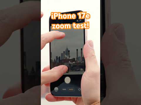 Probando la cámara del iPhone 17e - su zoom 2X y el digital