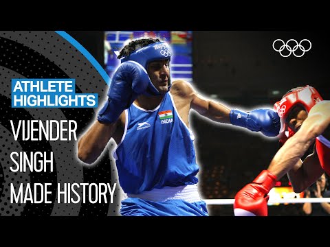 Vijender Singh's incredible punching speed | Athlete Highlights