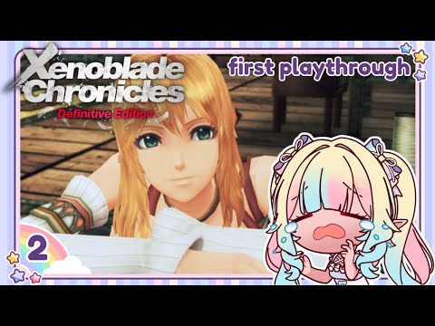 first time playing XENOBLADE CHRONICLES ・ reaction part 2 CHAPTERS 2 & 3・ gameplay