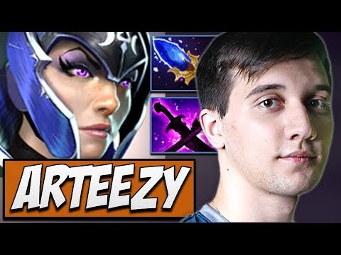 EG.Arteezy Luna - 420 CREEPS | Dota Gameplay 7.14