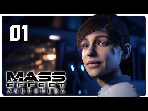 Let's Play Mass Effect Andromeda Blind Part 1 - First Hour [Mass Effect Andromeda PC Gameplay]