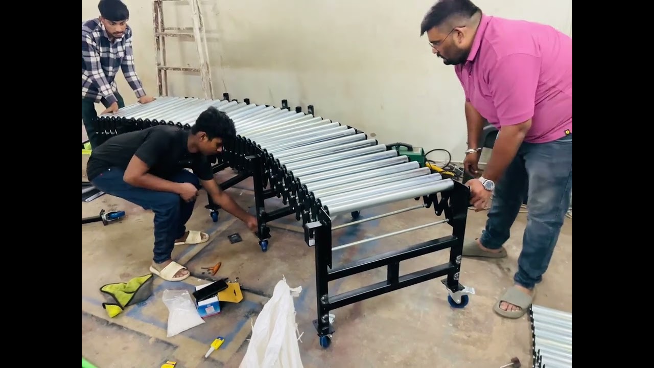 Flexible Expandable Roller Conveyors