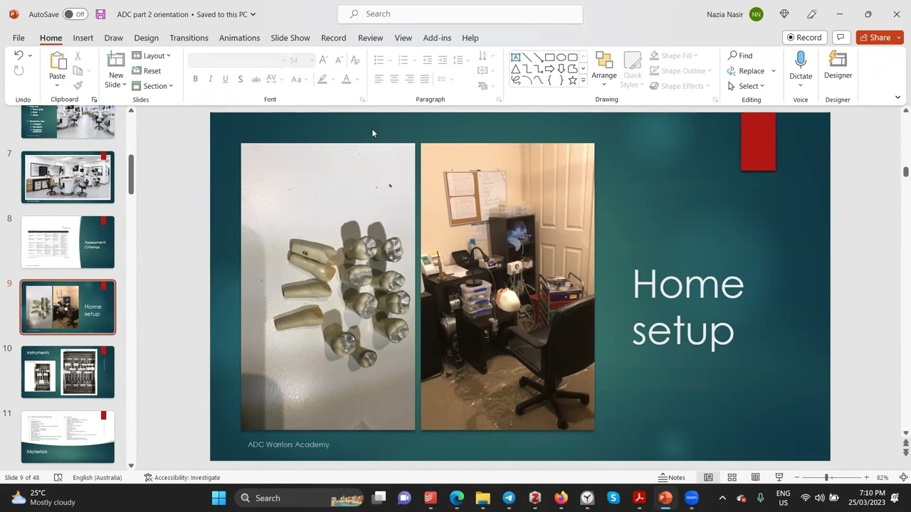 ADC part 2 exam Orientation