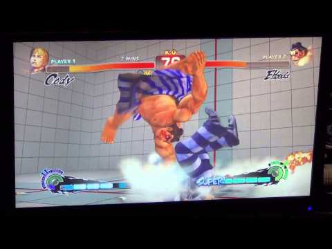 WNF Super Street Fighter 4 AE Krash (Cody) vs Arrow (E. Honda)