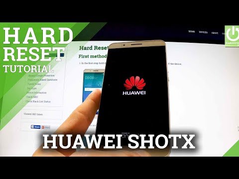 Hard Reset HUAWEI ShotX  - Wipe All Data by Factory Reset