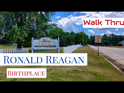 The Ronald Reagan Birthplace [ Walk Thru ]