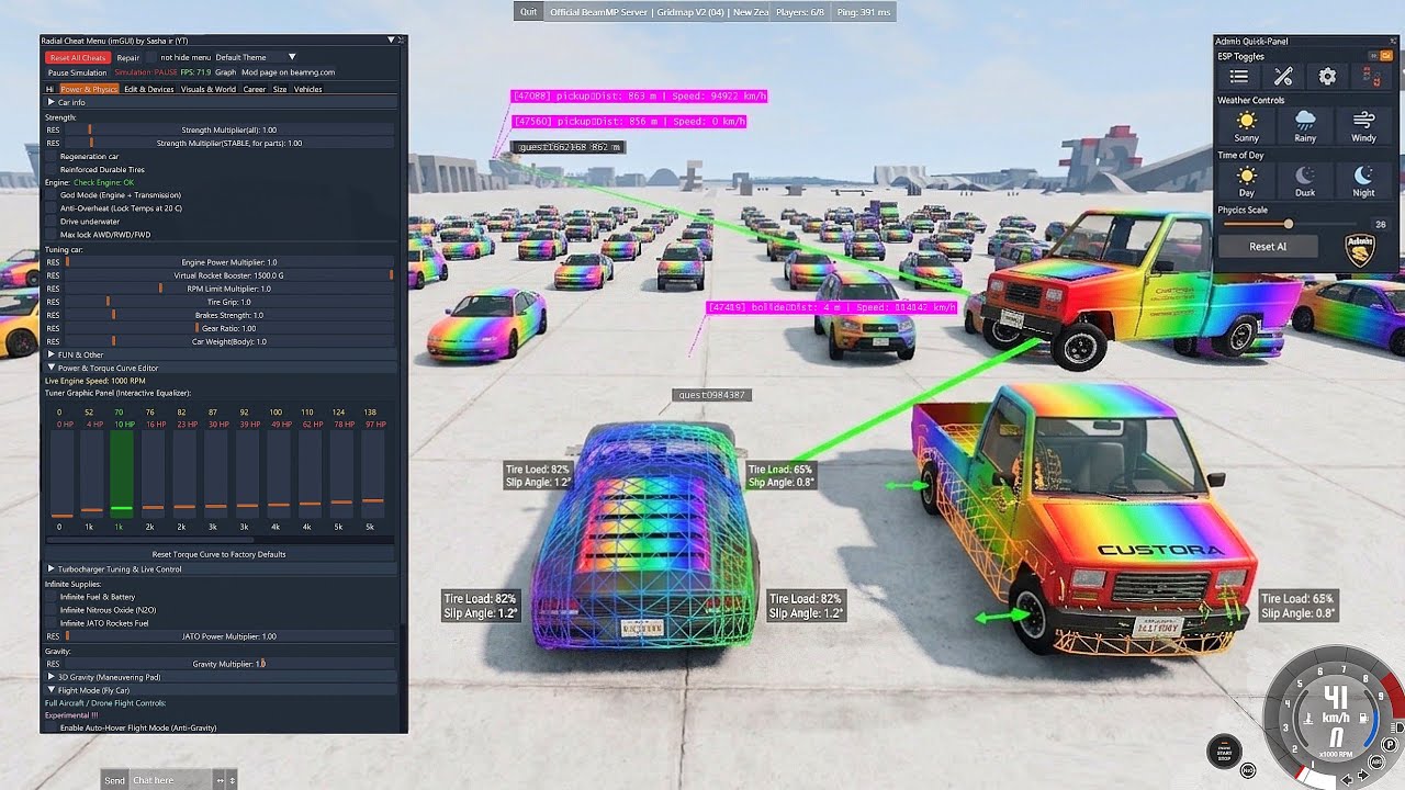Radial Cheat Menu 1.3.5 - BeamNG.drive