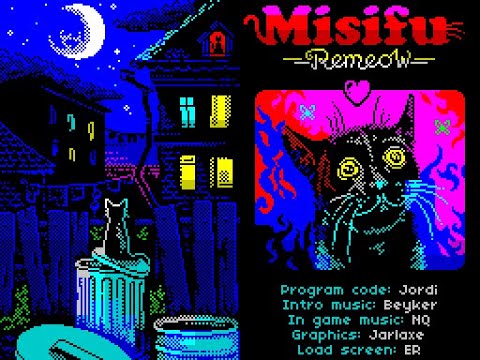 Configuring ZX Spectrum Next core (mister FPGA) and Running Misifu Remeow