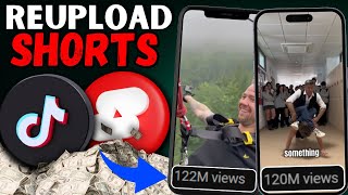 How actually Re-Uploading Shorts on YouTube & Earn $3,000/m(full tutorial)