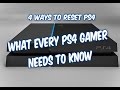 How to reset PS4 fixes no signal, freezes, controller ...