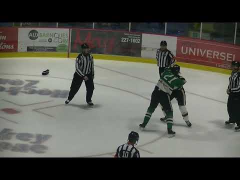 Fight/Bagarre Allan Caron vs Keven Veilleux 4 decembre 2021