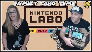 Poo And Wife Build The NEW Nintendo Labo Piano!