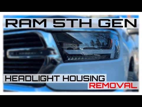 Ram 5TH GEN Headlight Housing Removal