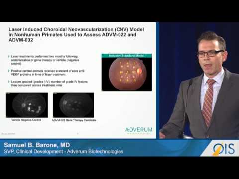 Adverum Biotechnologies Gains Momentum in Gene Therapy (OIS@AAO 2016)