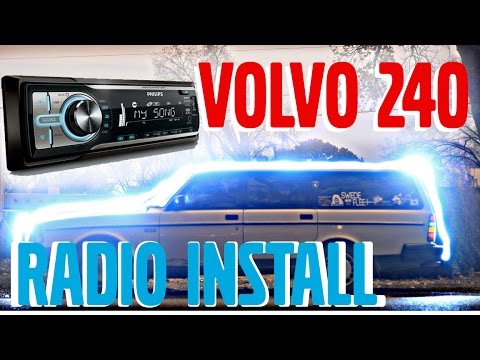 HOW TO Volvo 240 Aftermarket Radio Installation - 1976-1993