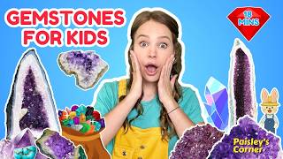 Silly Miss Lily and Paisley Mine for Gemstones & Break Open Geodes | Fun Science for Kids