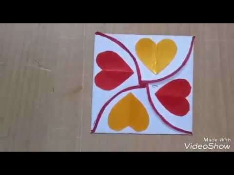 Circle Envelope card tutorial | love card | How to make Circle Envelope card. Video