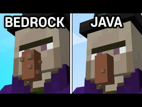 68 Minecraft Java vs Bedrock Things