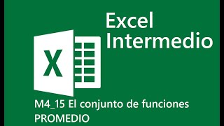 15 El conjunto de funciones PROMEDIO