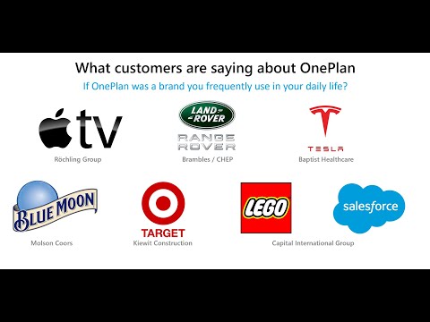 What Customers are Saying About OnePlan