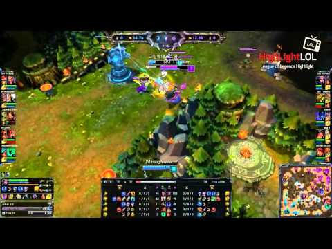 SKT T1 Faker LeBlanc VS Dosu Nidalee ,KR SoloQ Full Clip