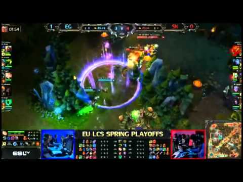 EG Froggen Lux VS SK Ocelote Orianna Game 2 For Third Place   Fan Made HLs   EU LCS Playoff 2013 MUS