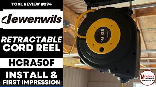Install & Features of Dewenwils Retractable Cord Reel