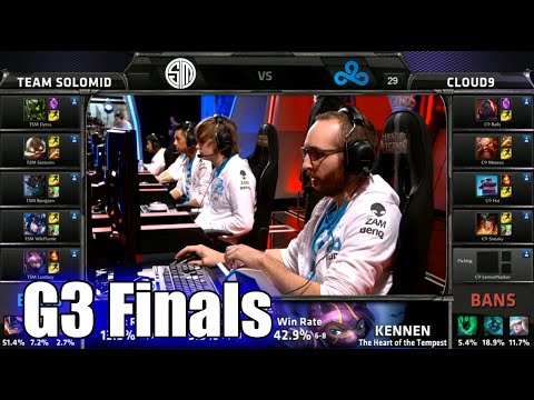 TSM vs Cloud 9 | Game 3 Grand Finals S5 NA LCS Spring 2015 playoffs | Team Solomid TSM vs C9 G3