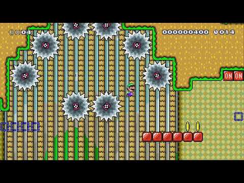 20 Sec On/Off Switch Speedrun by WhitewolfK - Super Mario Maker 2 - No Commentary 1bu