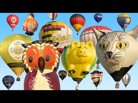 Heißluftballon Massenstart | Barnstorfer Ballonfahrer Festival 2019