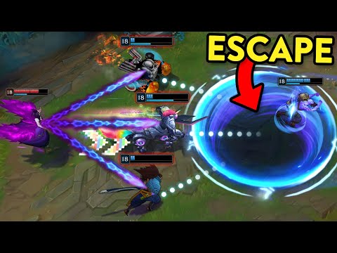 18 Minutes "PERFECT ESCAPES" in League of Legends