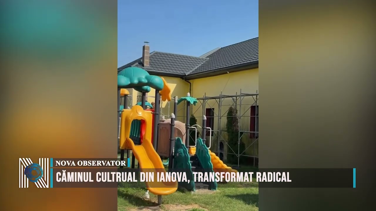 Căminul Cultrual din Ianova, transformat radical